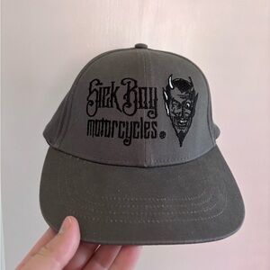 Sick Boy Motorcycles Gray Flatbrim Hat